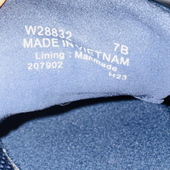 Cole Haan Shoes Womens 7 Blue Knit ZeroGrand Stitchlite Wingtip Oxford Sneakers - Picture 12 of 13